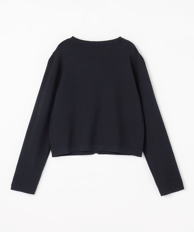 組曲 KIDS 【150-160㎝】クラシカルニット ジャケット ネイビー