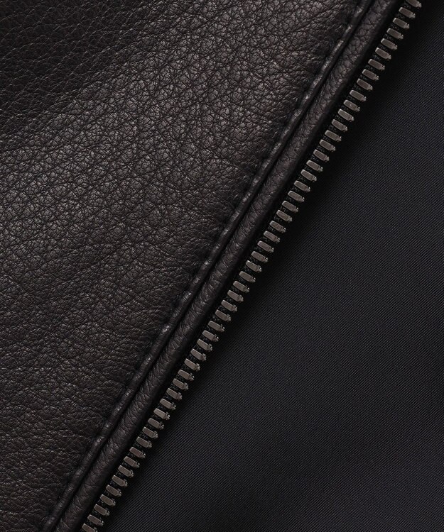 JOSEPH HOMME <WEB限定>ライトゴートシュリンクレザー　シングルライダース ブラック系