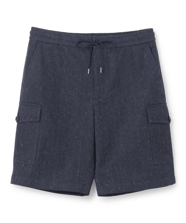 JOSEPH HOMME リネンドビージャージー　/ BERMUDA ネイビー系