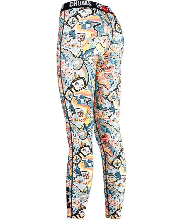 CW-X 【WOMEN】 レディススポーツタイツ CHUMS (チャムス)コラボ 脚スッキリ。動き軽やか。 吸汗速乾 LNY300 /ワコール ターコイズ