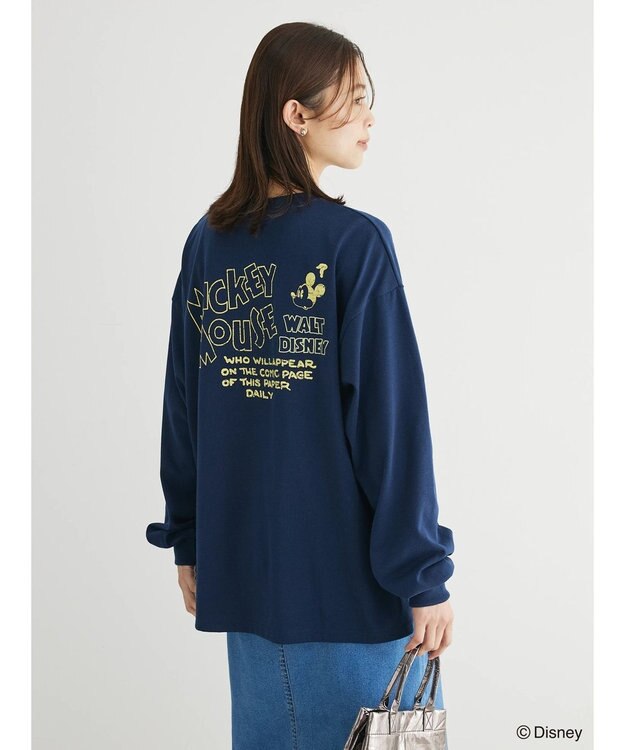 Green Parks Ｄｉｓｎｅｙ／バックプリント刺繍ロンＴＥＥ Navy