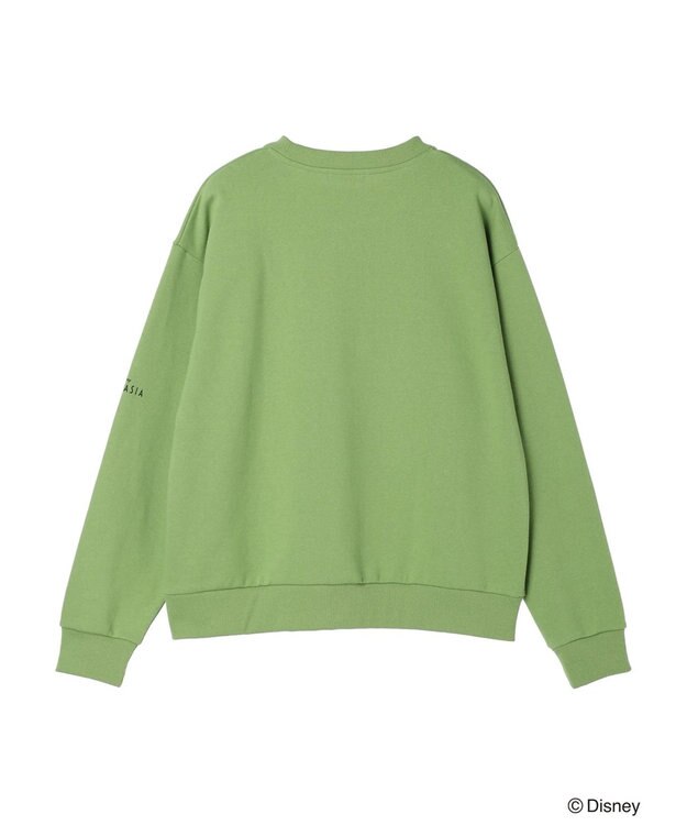 Green Parks ＦＡＮＴＡＳＩＡ／ポスタープリント裏毛プルオーバー Green