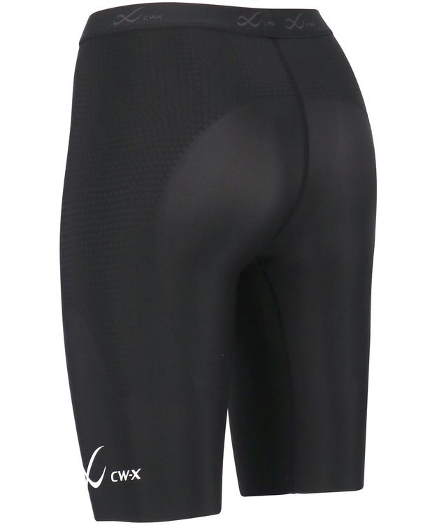 CW-X 【WOMEN】 CW-X 股関節サポート タイツ 【大谷翔平愛用モデル】 ハーフ ひざ上丈 5分丈 下半身の軸がブレにくい 骨盤サポート 球技・陸上 レディース HOY505 /ワコール ブラック