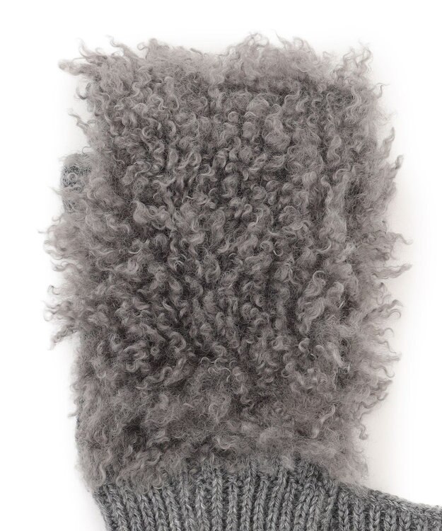 UNFILO フェイクファー グローブ グレーシャギー