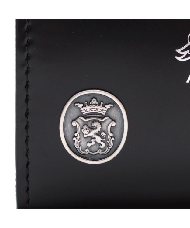 A.D.M.J. 【ミニ財布 / クリスタル×牛革】カルヴィ/ザ・ビー スモールウォレット NEGRO