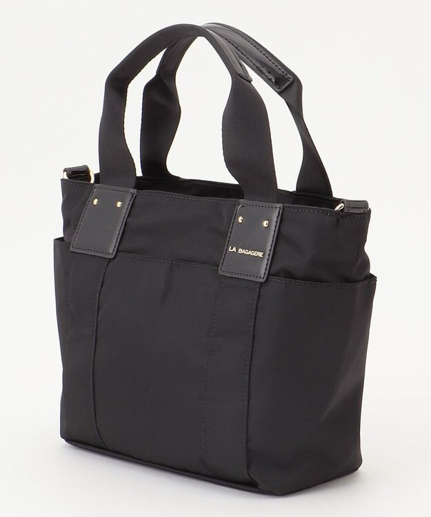 LA BAGAGERIE 2WAYナイロンミニトート ブラック