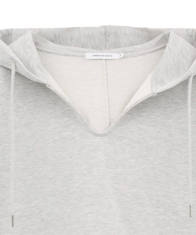 AMERICAN HOLIC スキッパー裏毛パーカー Oatmeal