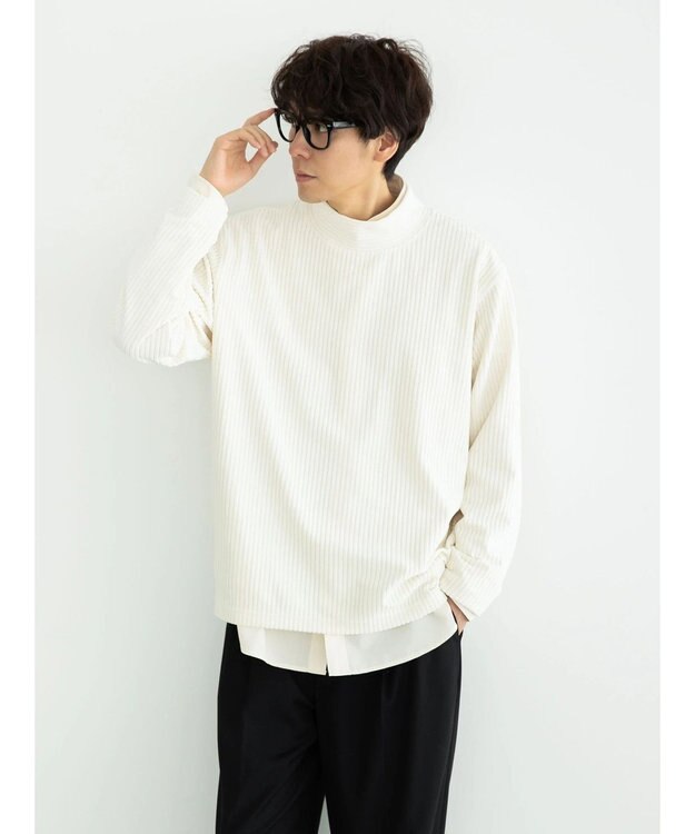 CRAFT STANDARD BOUTIQUE カットコールＭＯＣネックプルオーバー Ivory