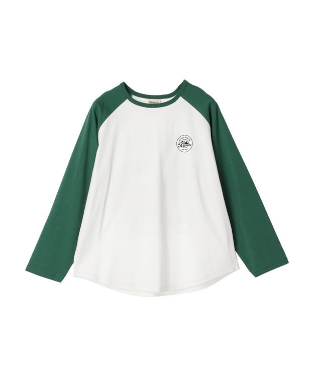 AMERICAN HOLIC ラグランフォトプルオーバー／ＰＥＡＮＵＴＳ Green