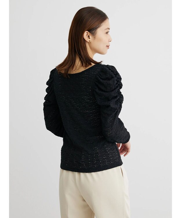 Green Parks ・Ｐｅｔｉｔ　Ｆｌｅｕｒ　フラワーレースプルオーバー Black