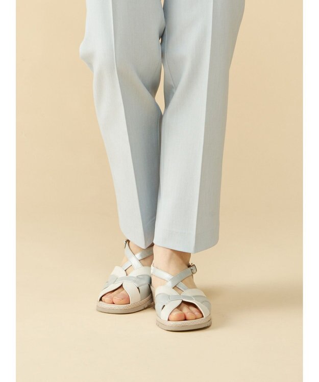 ASICS WALKING ペダラ WC120D 3E ヒール高4.0cm シルバー系