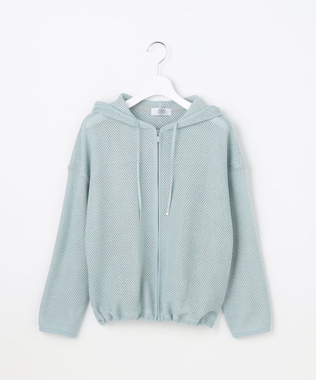 J.PRESS LADIES L ラッセルレース パーカー ダルブルー系