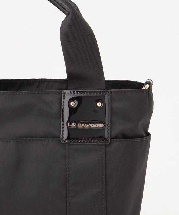 LA BAGAGERIE 2WAYナイロンミニトート ブラック