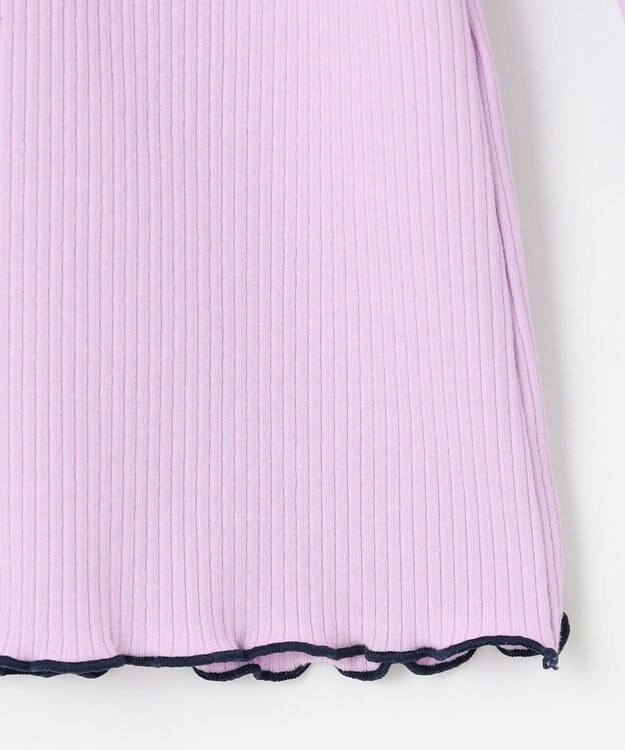 組曲 KIDS 【100㎝】パフスリーブ トップス ラベンダー系