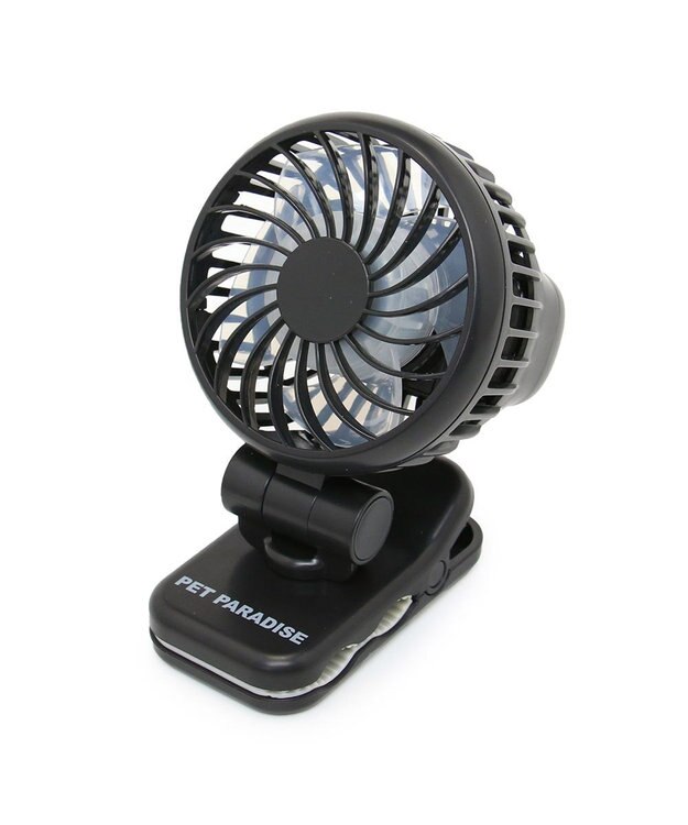 PET PARADISE 〔2024年モデル〕 ミニ クリップファン ブラック ブラック