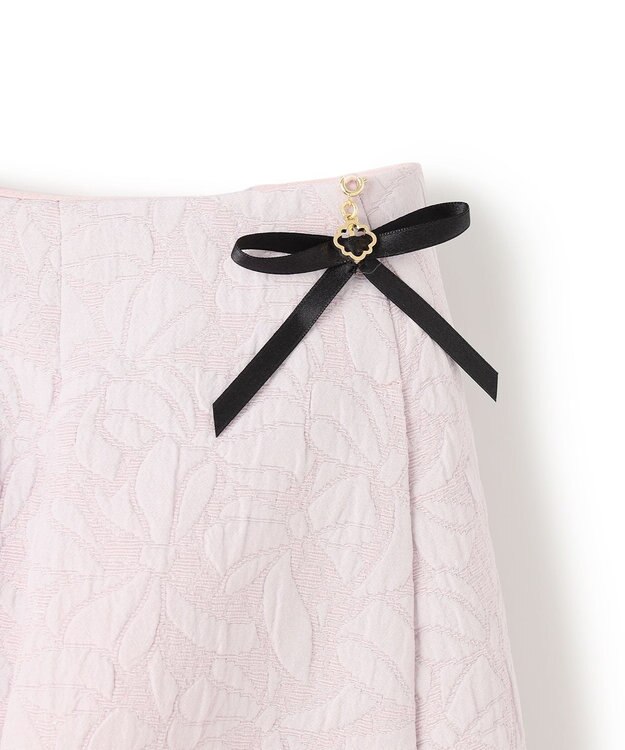 TOCCA 【WEB限定カラーあり】【消臭・洗える】RIBBON LABYRINTH JACQUARDスカート ピンク系