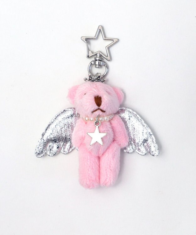 WEGO プリンセスエンジェルベアキーホルダー ピンク
