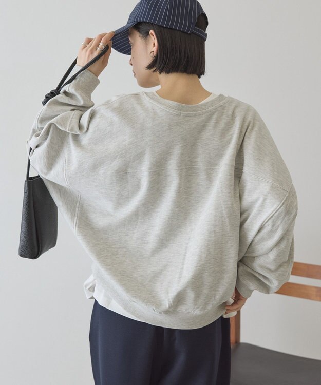 AMERICAN HOLIC カレッジロゴドルマンスウェット Light Gray Mixture