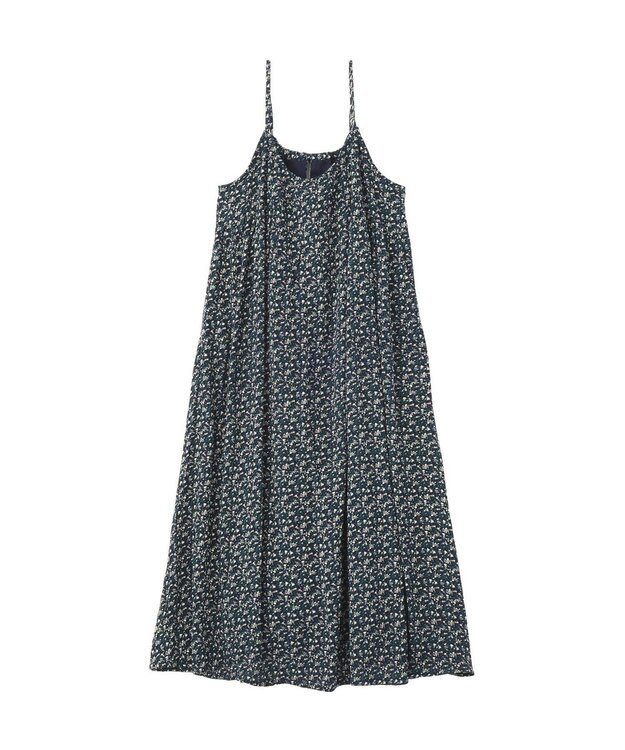 Green Parks レーヨンクレープキャミワンピース Navy