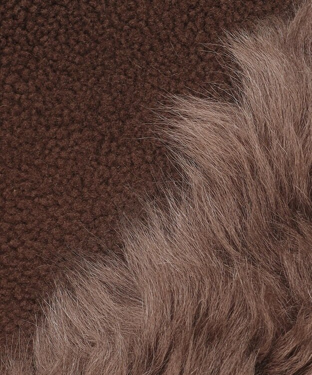 NAVE ムートンベスト ダークブラウン系