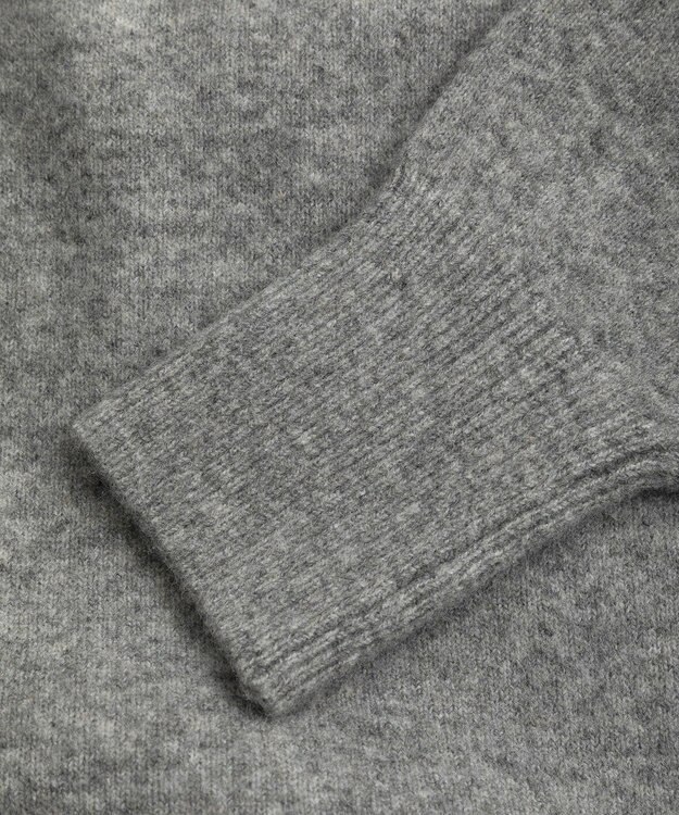 Green Parks 金釦ポロシャツニットワンピース Gray Mixture