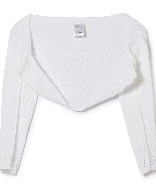 Chacott キシリトールニットアームカバー ホワイト