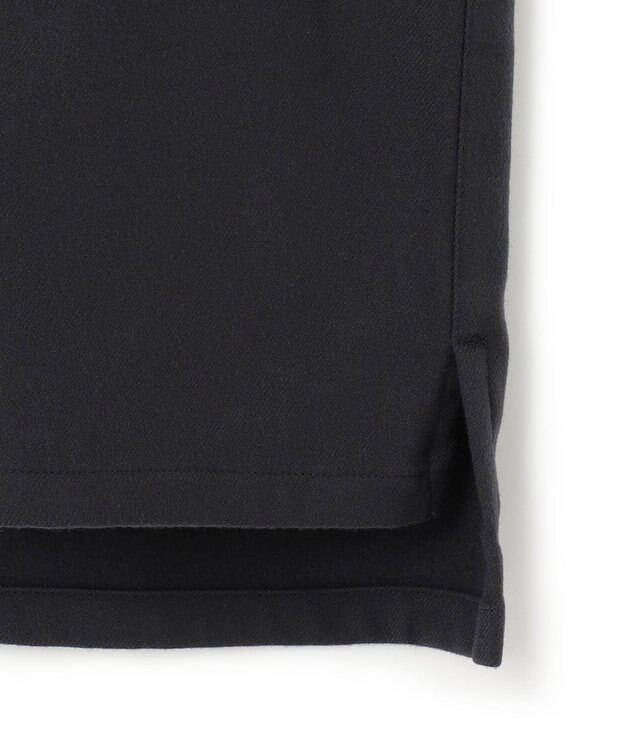 UNFILO MENS 【男女兼用】フラノライク ハーフジップ シャツブルゾン [24年秋冬商品] チャコール グレー