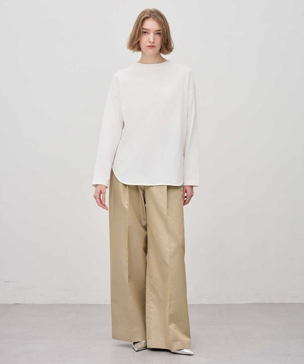 uncrave プレーンジャージー ロンT オフ