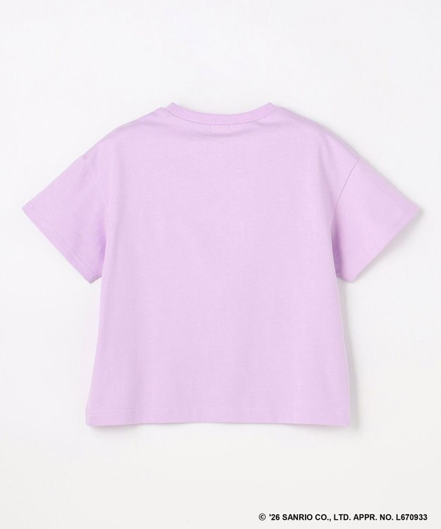 ANY KIDS 【サンリオキャラクターズ×ANY KIDS】ひんやり ミラクルスパンコール Tシャツ クロミ×ラベンダー