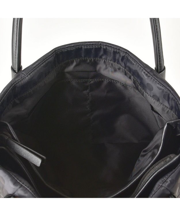 Y'SACCS Polka Dots パイピングトート Sサイズ ブラック