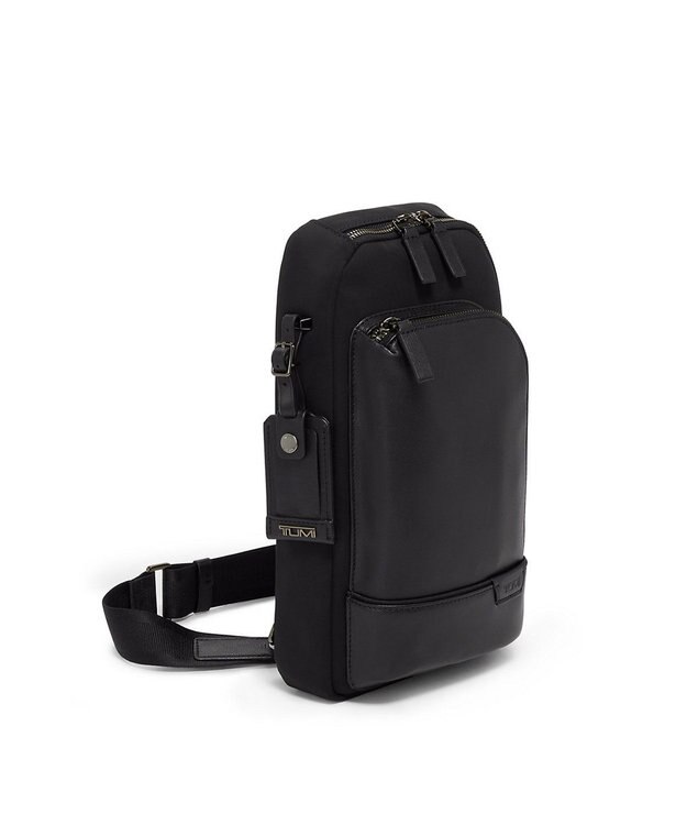 TUMI メンズ TUMI HARRISON 「グレゴリー」スリング ブラック/ブラック