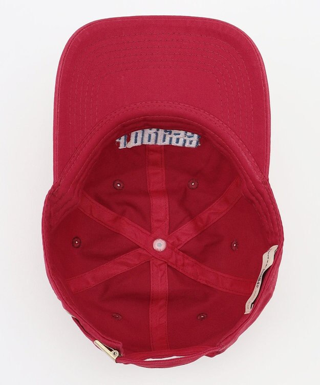 J.PRESS MEN J.PRESSロゴ刺繍 キャップ レッド系