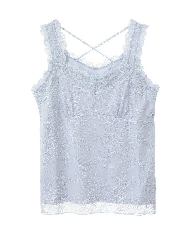 earth music&ecology 総レースキャミソール Sax