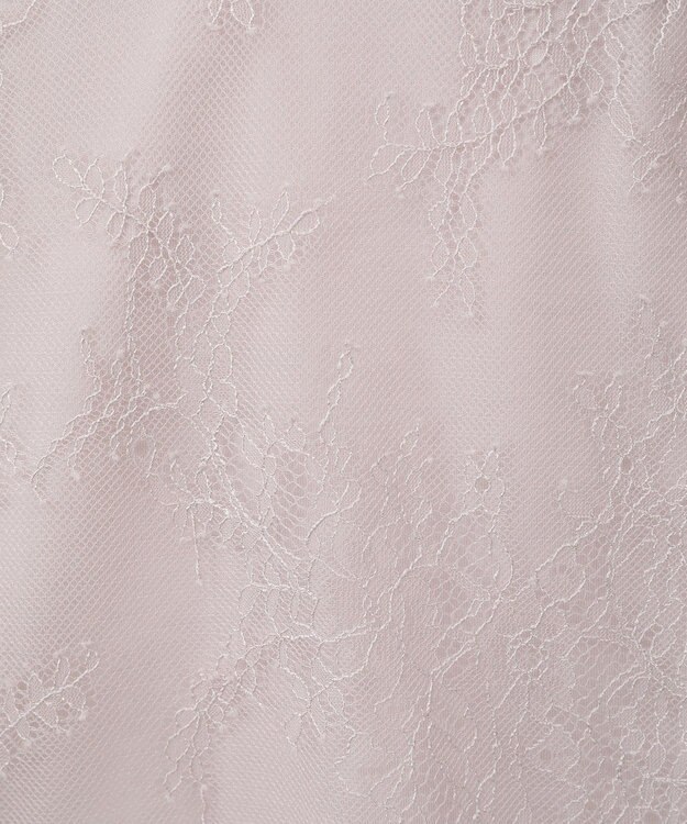 earth music&ecology 総レースキャミソール Pink Beige