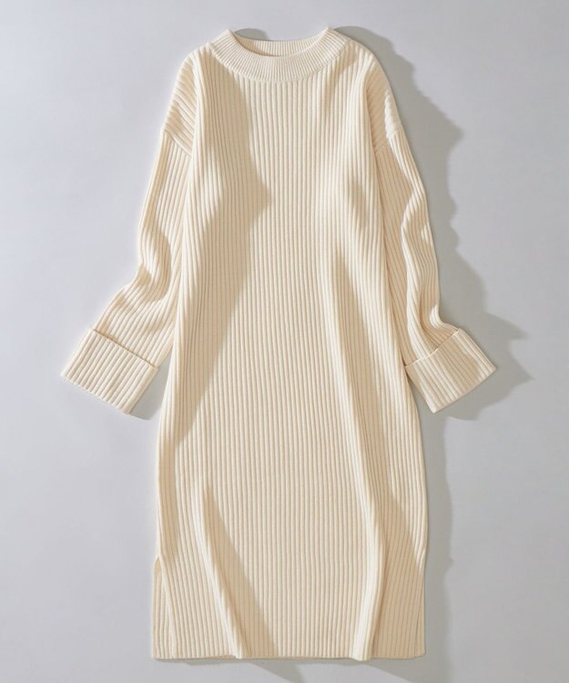 組曲 バルキーニット ワンピース アイボリー系