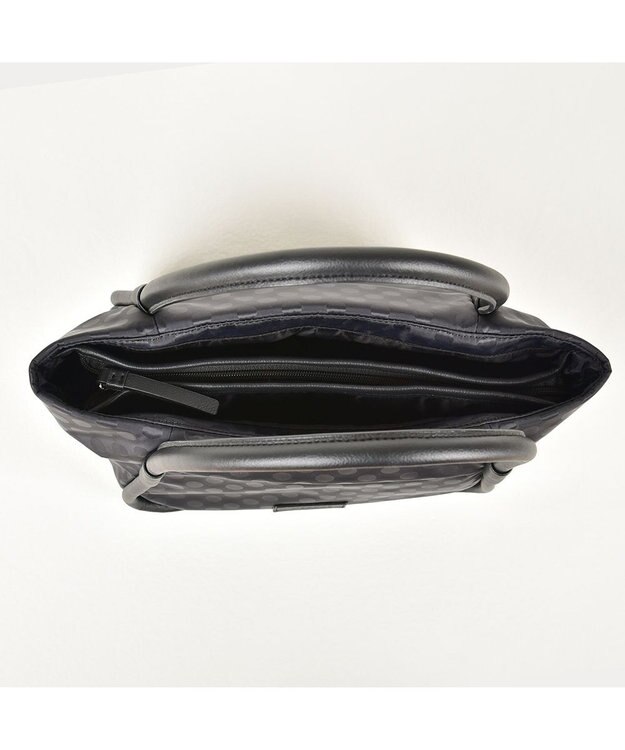 Y'SACCS Polka Dots パイピングトート Sサイズ ブラック