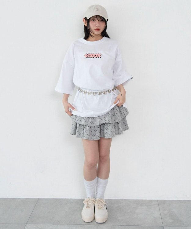 WEGO 【ユニセックス着用ITEM】別注VISIONグラフィックT（SS） ホワイト