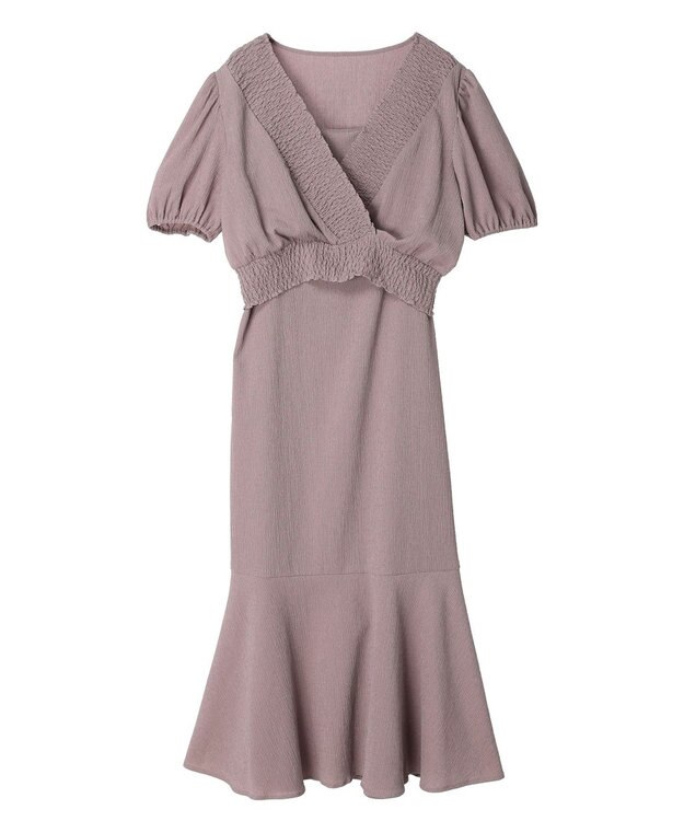 earth music&ecology ＳＥＴ２点カシュクールプルオーバー＋ワンピース Pink