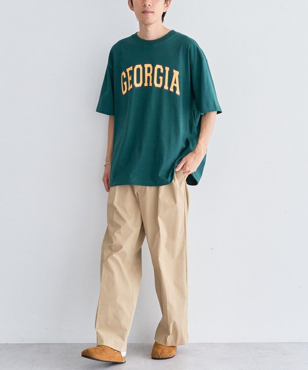 CRAFT STANDARD BOUTIQUE カレッジロゴグラフィックＴシャツ Green