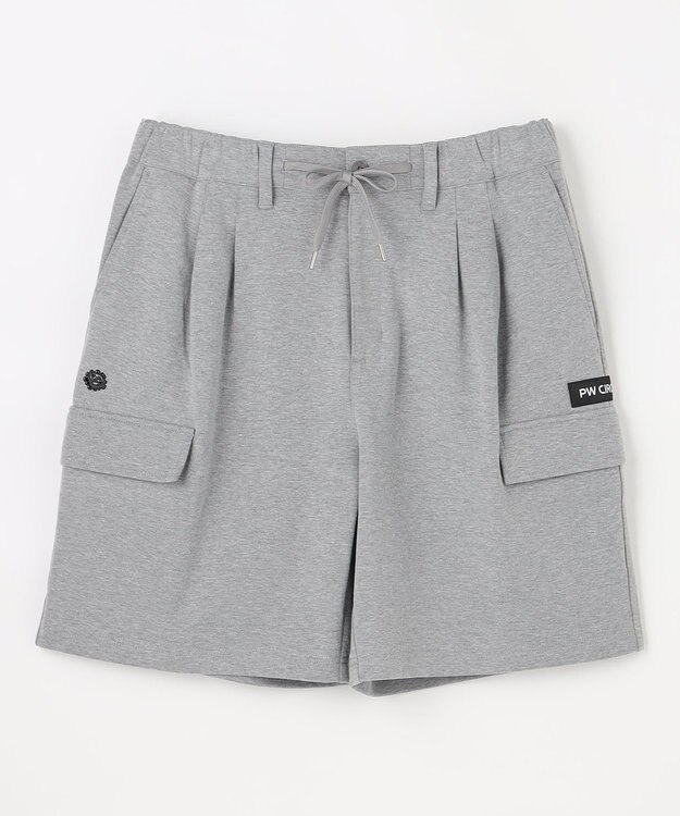 PW CIRCULUS 【MEN】ワイドハーフパンツ ゴルフ グレー系