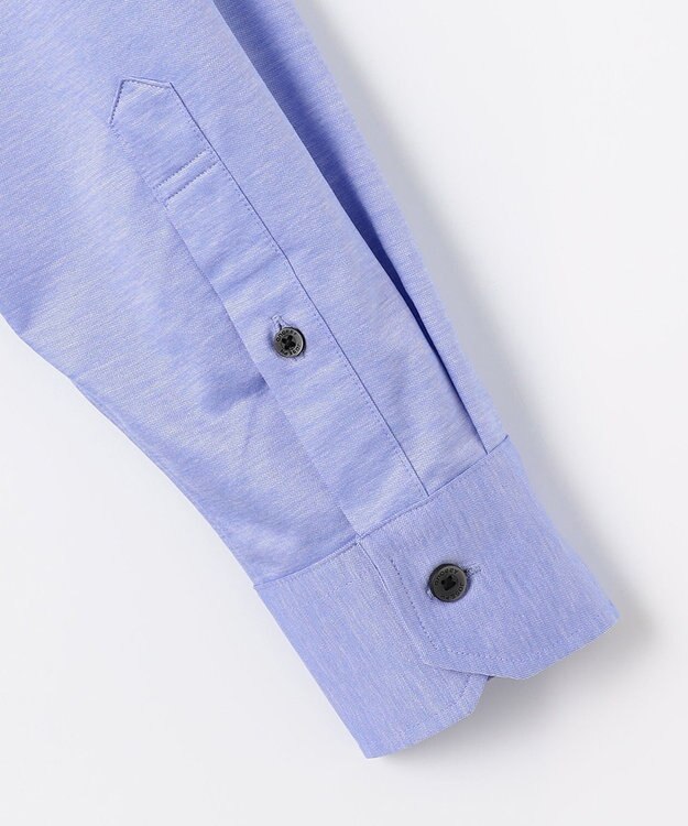 JOSEPH ABBOUD 【ストレッチで快適な着心地・イージーケア】ジャージー シャツ サックスブルー系