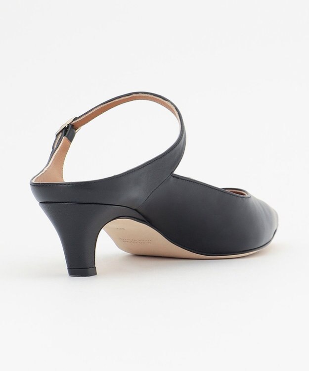 23区 BRENTA プチヒールストラップ パンプス ブラック系