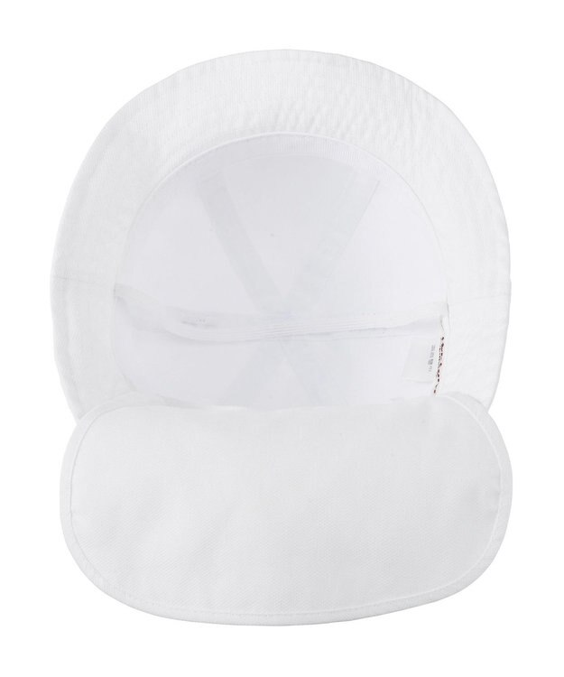 MIKI HOUSE HOT BISCUITS 【40-50cm】 耳付きハット(帽子) 白