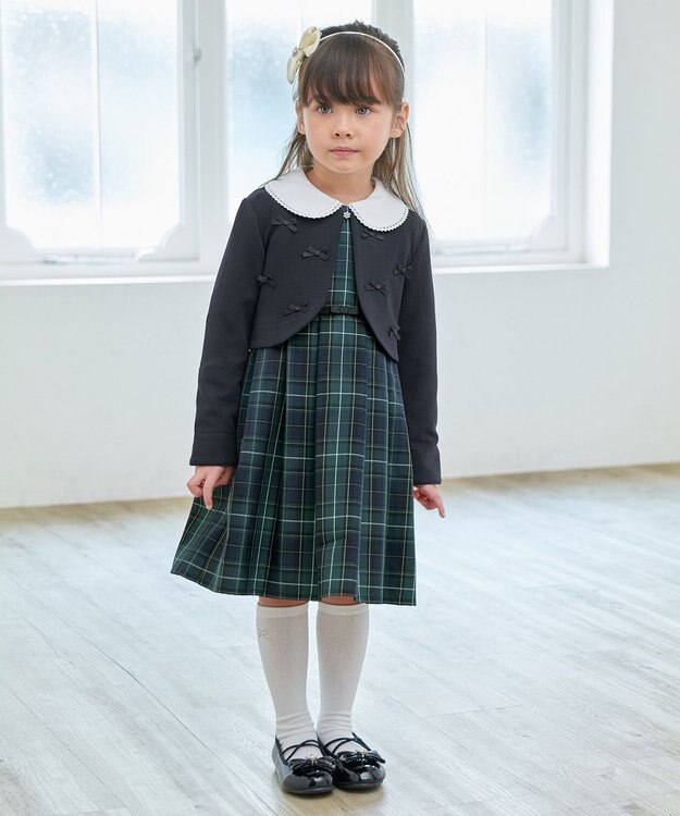 ANY KIDS エナメルフラットシューズ ブラック