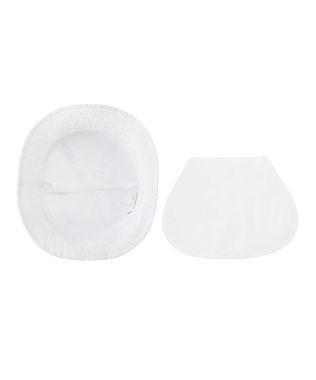 MIKI HOUSE HOT BISCUITS 【40-50cm】 耳付きハット(帽子) 白