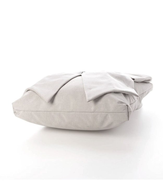 UNBILLION カシュカシュ cachecache / リボン付タテ型トートバッグ シルバー