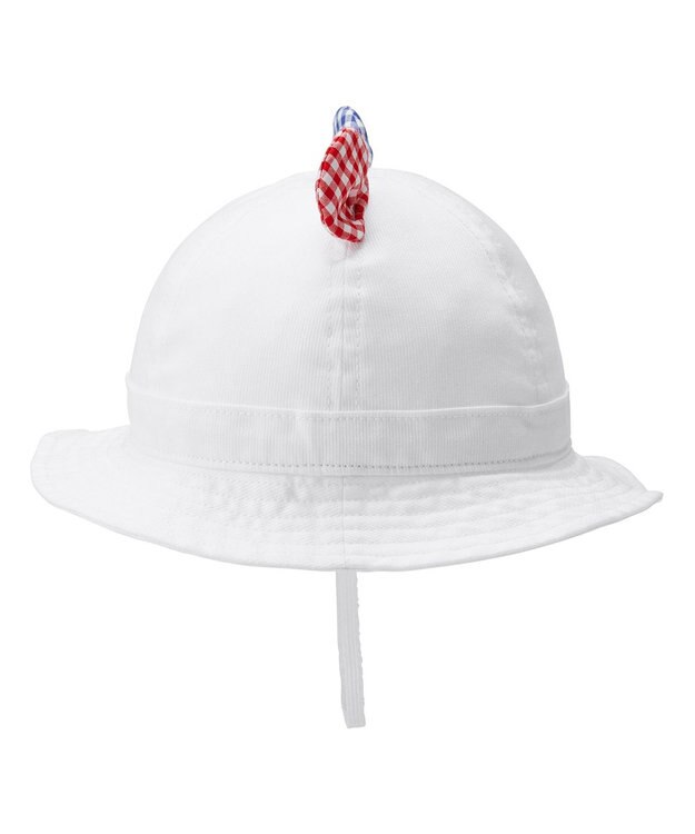 MIKI HOUSE HOT BISCUITS 【40-50cm】 耳付きハット(帽子) 白