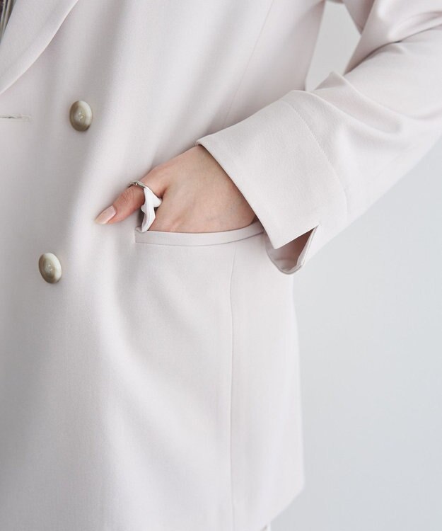 YECCA VECCA ダブルブレストジャケット Light Beige