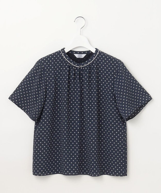 J.PRESS LADIES L 幾何プリント カットソー ネイビー系5