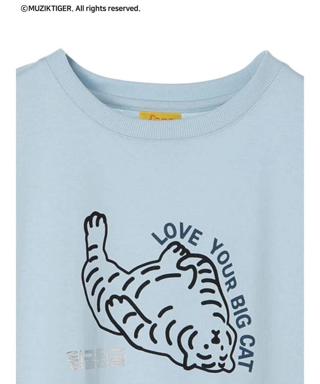 Green Parks ムジークタイガー／ＢＩＧ　ＣＡＴ　Ｔシャツ Light Blue
